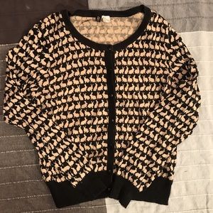 H&M Divided bunny print cardigan